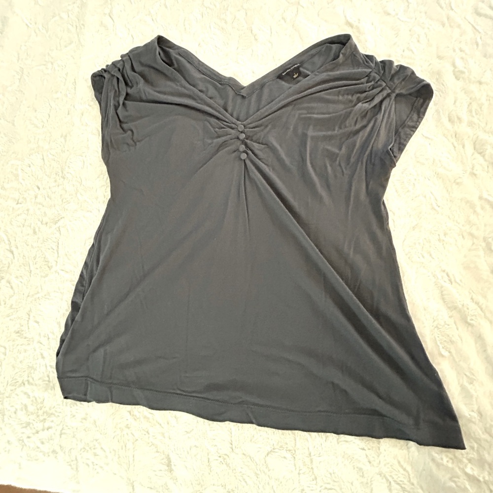 Elegant Gray Women's Top 2000s